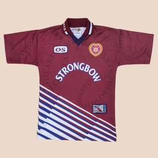 Hearts 1998 - 1999 Home Shirt (Excellent) YL