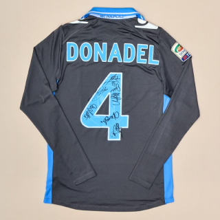 Napoli 2011 - 2012 Match Issue Signed Cup Shirt #4 Donadel (Very good) M