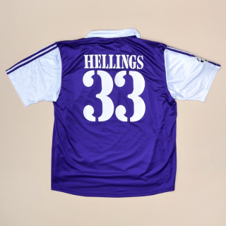 Anderlecht 2003 - 2004 Match Issue Champions League Home Shirt #33 Hellings (Excellent) XL