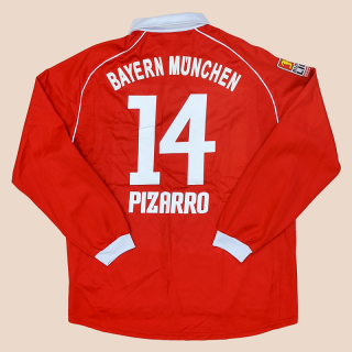 Bayern Munich 2005 - 2006 Home Shirt #14 Pizarro (Good) M