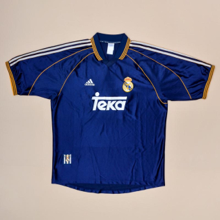 Real Madrid 1998 - 1999 Away Shirt (Very good) XL