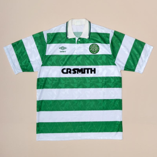Celtic 1989 - 1991 Home Shirt (Very good) M