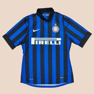 Inter Milan 2011 - 2012 Player Issue Commercial Home Shirt (Very good) L