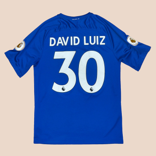Chelsea 2017 - 2018 Home Shirt #30 David Luiz (Very good) M