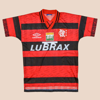 Flamengo 1995 - 1996 Centenary Home Shirt #11 (Very good) M