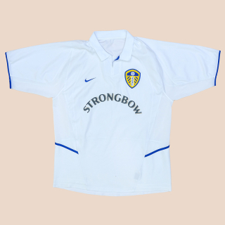 Leeds United 2002 - 2003 Home Shirt (Good) L