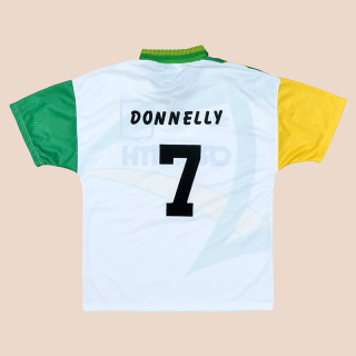 Celtic 1994 - 1995 Away Shirt #7 Donnelly (Excellent) M