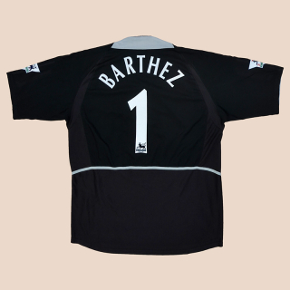 Manchester United 2002 - 2003 Goalkeeper Shirt #1 Barthez (Good) XXL