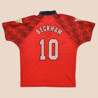 Manchester United 1996 - 1997 Home Shirt #10 Beckham (Very good) L