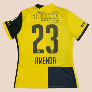 BSC Young Boys 2021 - 2022 Match Issue Home Shirt #23 Amenda (Not bad) XL