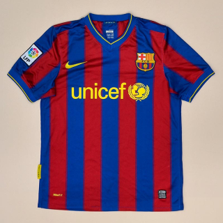 Barcelona 2009 - 2010 Home Shirt (Very good) S