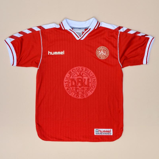 Denmark 1998 - 2000 'Signed' Home Shirt (Very good) XS