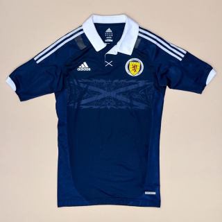 Scotland 2011 - 2013 Player Issue TechFit Home Shirt (Very good) L