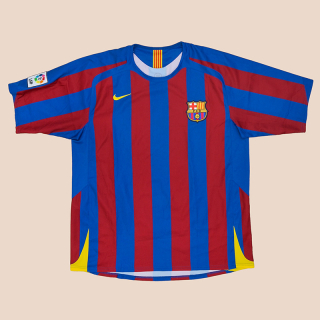 Barcelona 2005 - 2006 Home Shirt (Very good) L