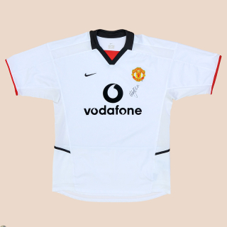 Manchester United 2002 - 2003 'Signed' Away Shirt (Excellent) M