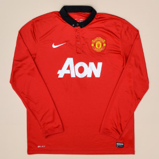 Manchester United 2013 - 2014 Home Shirt (Very good) L