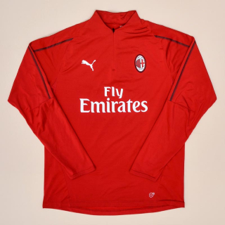 AC Milan 2018 - 2019 Training 1/3 Zip Jacket (Very good) L