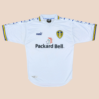 Leeds United 1998 - 2000 Home Shirt (Good) M
