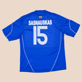Ekranas 2009 - 2010 Match Issue Home Shirt #15 Sasnauskas (Very good) XL