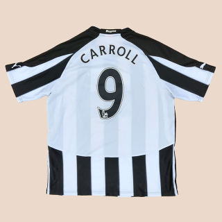 Newcastle 2010 - 2011 Home Shirt #9 Carroll (Good) L