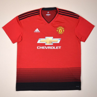 Manchester United 2018 - 2019 Home Shirt (Very good) XL