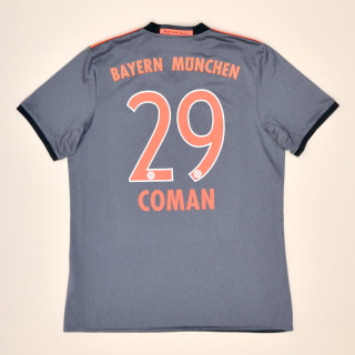 Bayern Munich 2016 - 2017 Away Shirt #29 Coman (Very good) L