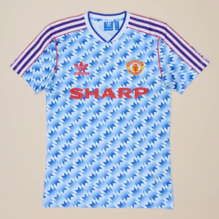 Manchester United 1990 - 1992 Adidas Originals Reissue Away Shirt (Excellent) S