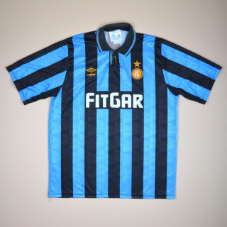 Inter Milan 1991 - 1992 Home Shirt (Very good) XL