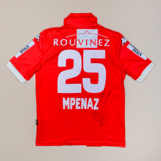 FC Sion 2009 - 2010 'Signed' Centenary Home Shirt #25 Mpenaz (Good) S