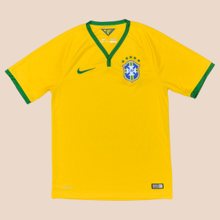 Brazil  2014 - 2015 Home Shirt (Excellent) S