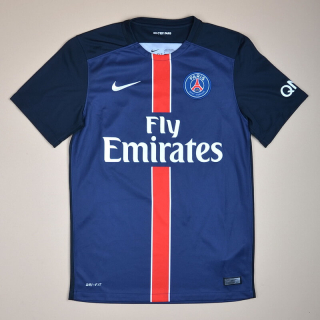Paris Saint-Germain 2015 - 2016 Home Shirt (Excellent) S