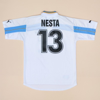 Lazio 2000 - 2001 Away Shirt #13 Nesta (Good) M
