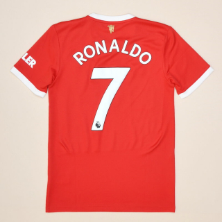 Manchester United 2021 - 2022 Home Shirt #7 Ronaldo (Very good) S