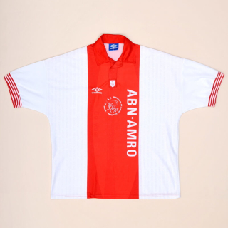 Ajax 1994 - 1995 'De Meer' Special Home Shirt XXL