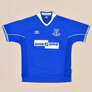 Everton 1999 - 2000 Home Shirt (Very good) L