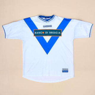 Brescia 2001 - 2002 Match Issue Away Shirt #8 (Good) XL