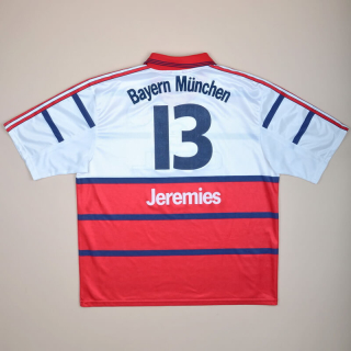 Bayern Munich 1998 - 1999 Away Shirt #13 Jeremies (Very good) XL