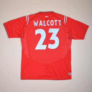 England 2004 - 2006 Away Shirt #23 Walcott (Very good) L