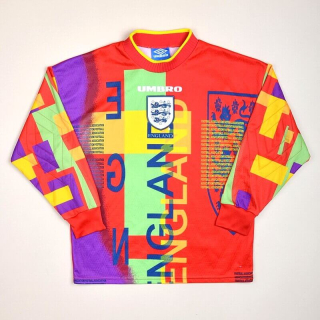 England 1996 - 1997 Goalkeeper Shirt (Good) YL