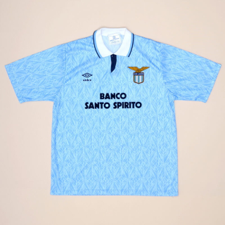 Lazio 1991 - 1993 Home Shirt (Very good) XL