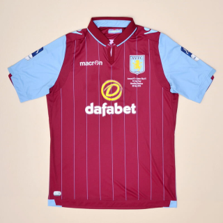 Aston Villa 2014 - 2015 Cup Final Home Shirt (Very good) XL