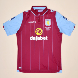 Aston Villa 2014 - 2015 Cup Final Home Shirt (Good) XXL