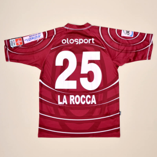 AC Bellinzona 2010 - 2011 Match Issue Home Shirt #25 La Rocca (Excellent) XL
