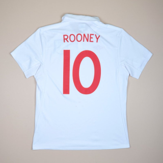 England 2009 - 2010 Home Shirt #10 Rooney (Excellent) M/L