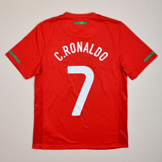 Portugal 2010 - 2011 Home Shirt #7 C. Ronaldo (Very good) S