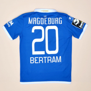 FC Magdeburg 2019 - 2020 'Signed' Home Shirt #20 Bertram (Good) S