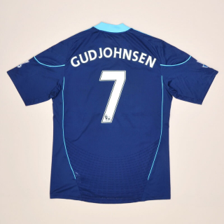 Stoke City 2010 - 2011 Away Shirt #7 Gudjohnsen (Very good) L