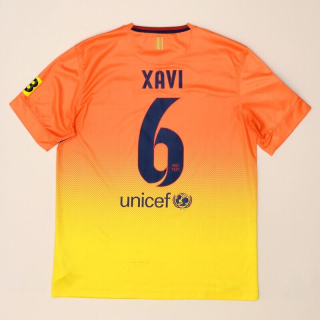 Barcelona 2012 - 2013 Away Shirt #6 Xavi (Very good) L