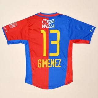 FC Basel 2002 - 2004 Home Shirt #13 Gimenez (Good) XS