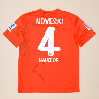 FSV Mainz 2013 - 2014 Match issue Signed Home Shirt #4 Noveski (Good) L
